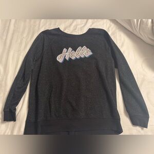 Old Navy Black and Gray Sweatshirt